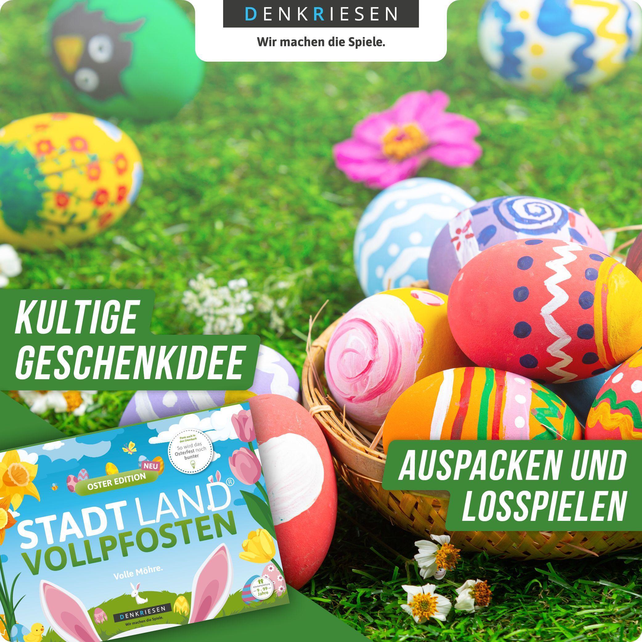 Denkriesen - Stadt Land Vollpfosten® - Oster Edition - 
