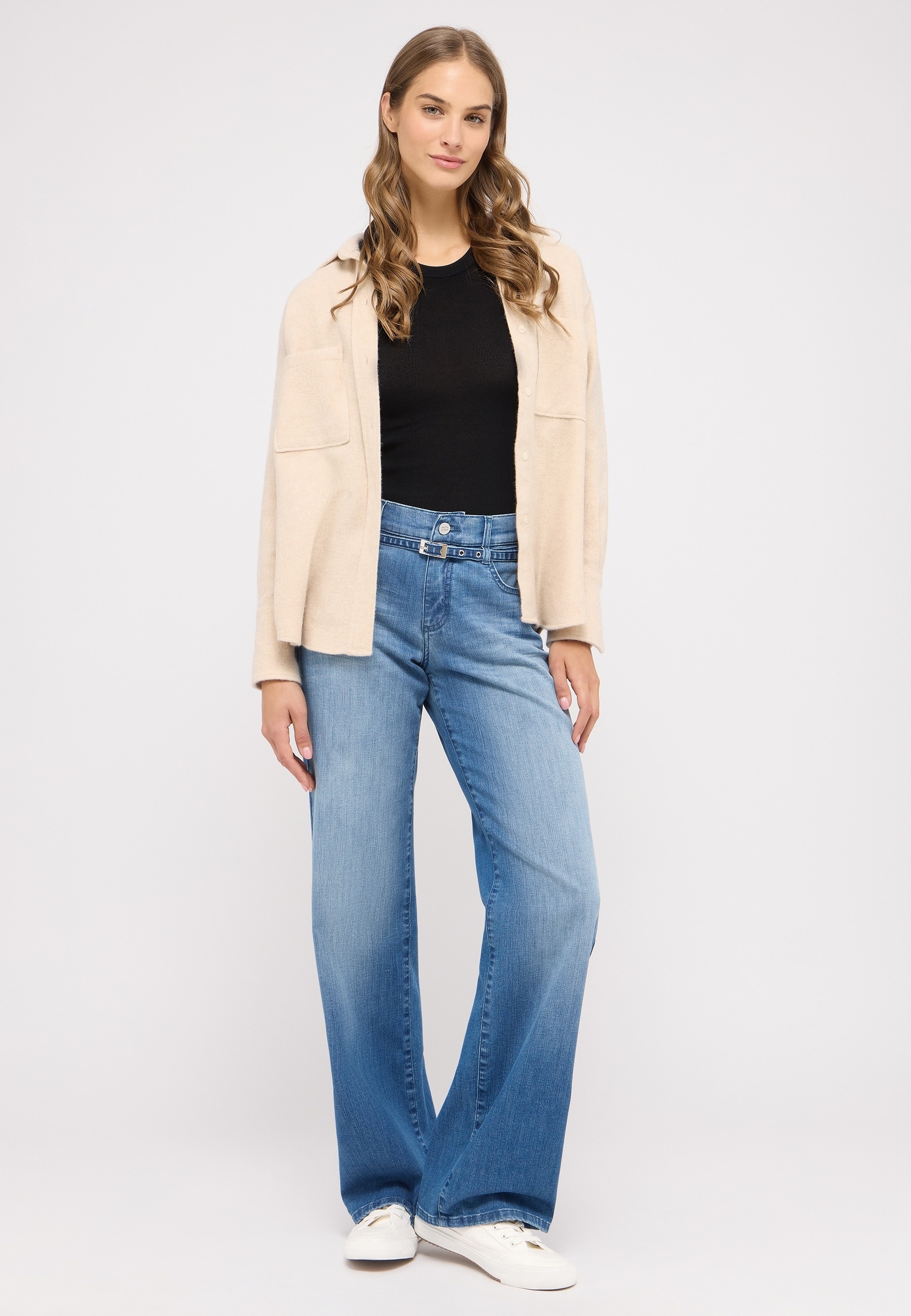 ANGELS Relax-fit-Jeans »LIZ BELT«, mit integriertem Gürtel