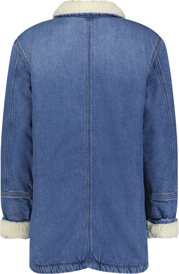 Lee SHERPA LINED CHORE JACKET Blå