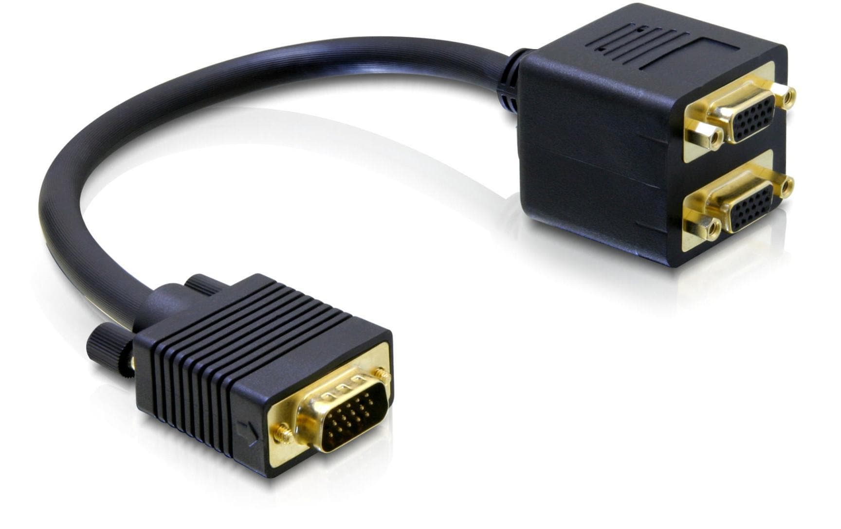 2-Port Signalsplitter VGA - 2x VGA, passivVGA Splitter-Kabel