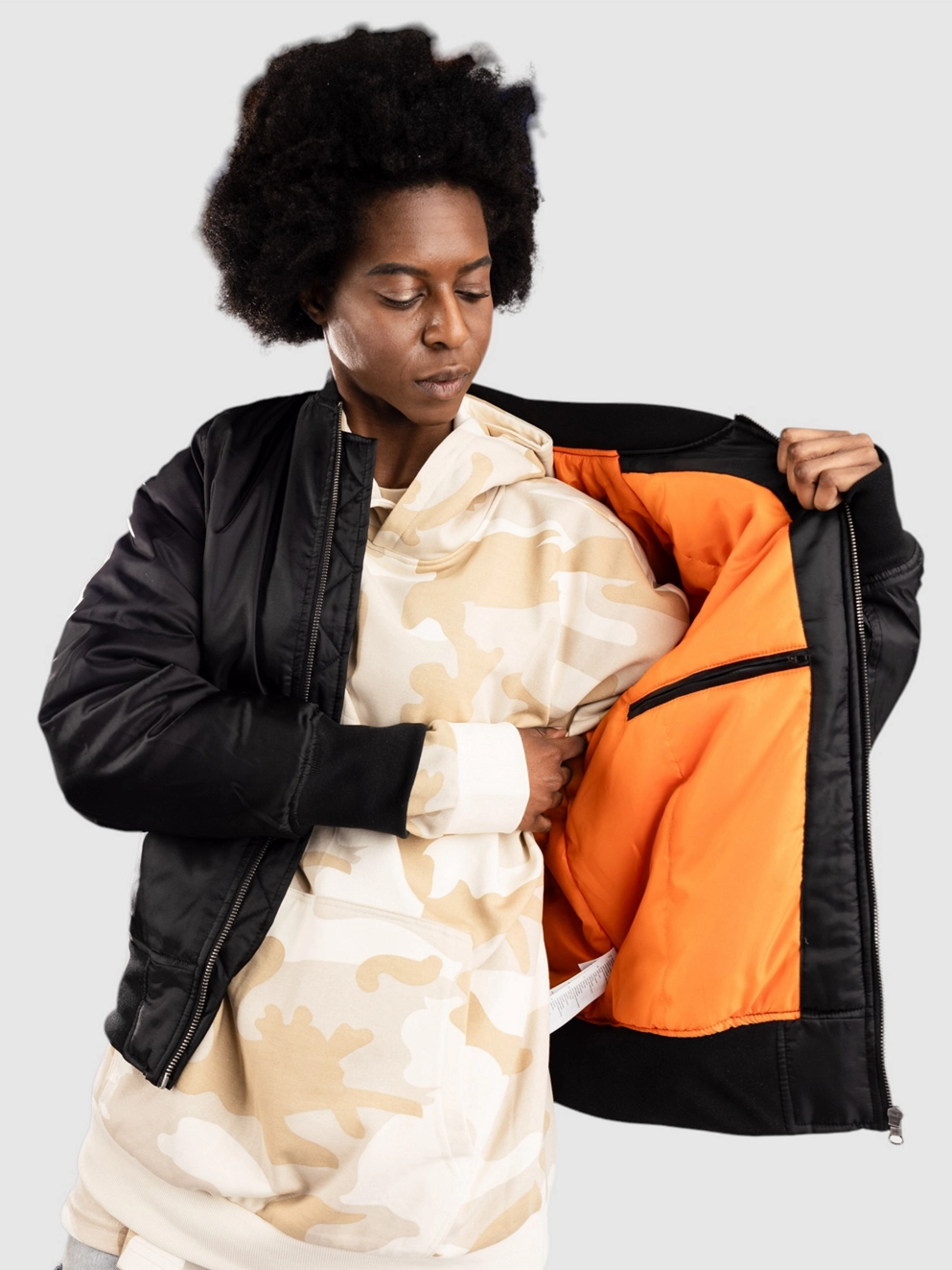 Urban Classics Basic Bomber Jacket black