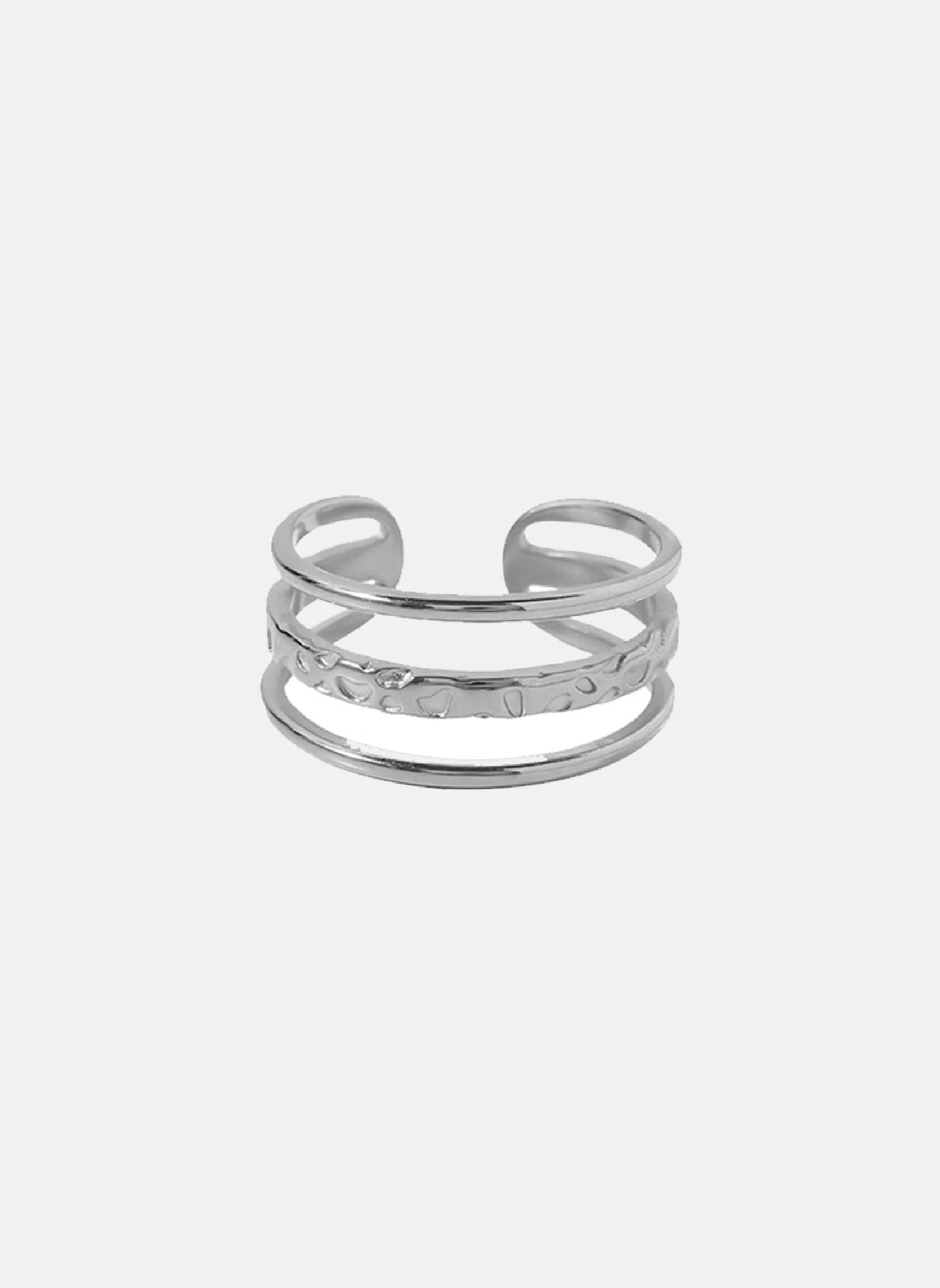 ALULA - Bague large alula | Argent