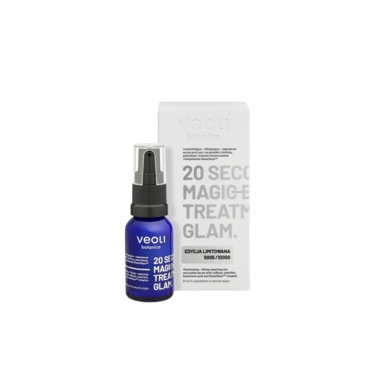 Veoli Botanica 20 Sekonds Magic Eye Treatment Glam Limited Edition hebendes und leuchtendes Serum 15 ml
