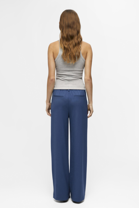 Object blauwe dames broek