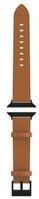 Just In Case - Timeless Leather Strap - Horlogebandje - Bruin - Voor Apple Watch 40-42 mm