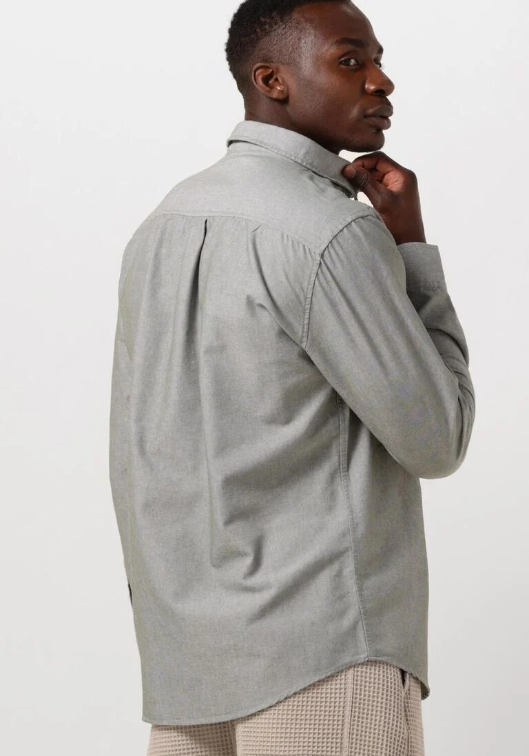ANERKJENDT olijf anerkjendt casual overhemd aklouis l/s linen shirt