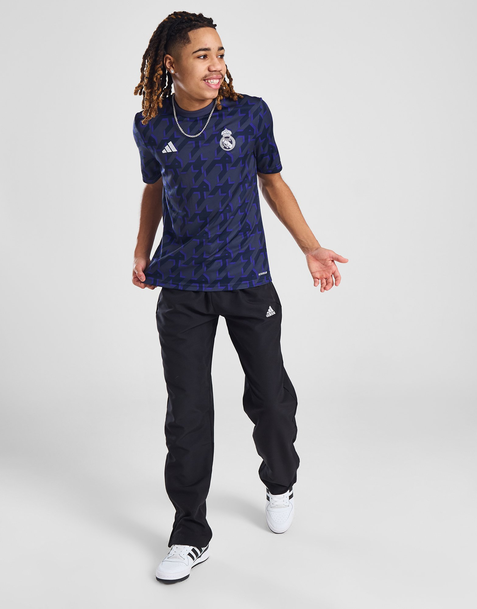 adidas Maillot d'échauffement Real Madrid Enfants