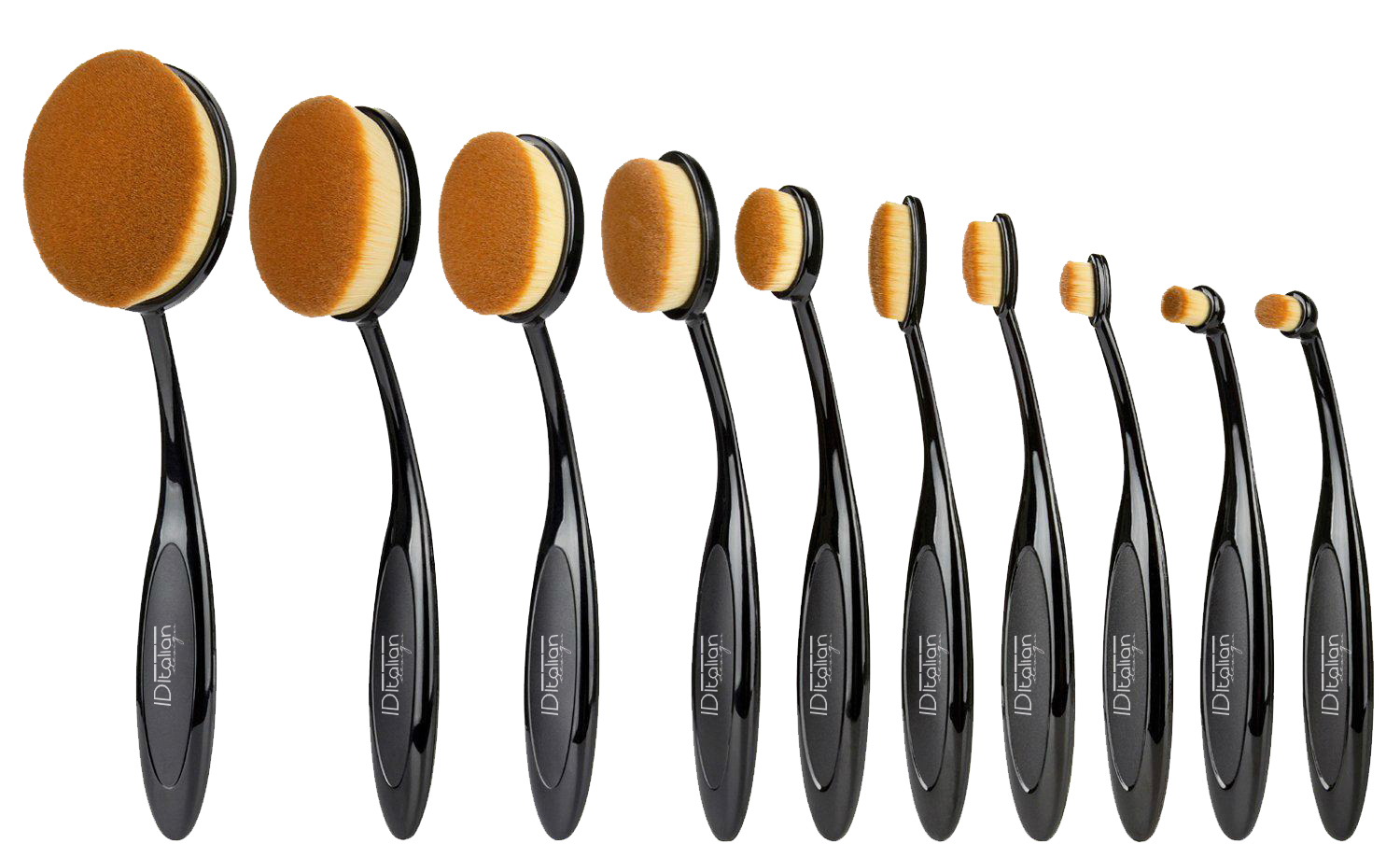 Italian Design Set of 10 make-up brushes