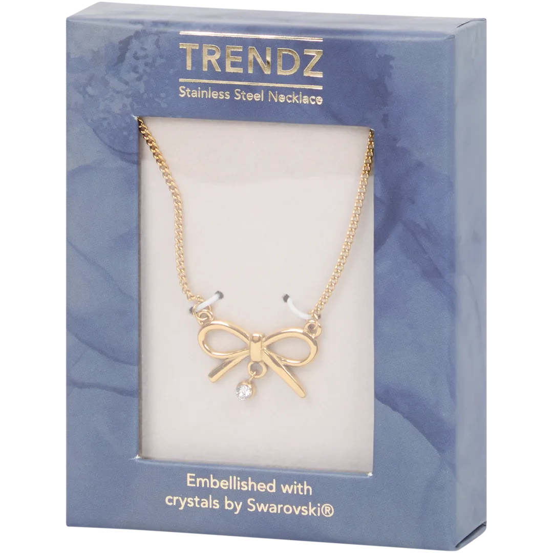 Stalen ketting met Swarovski-kristallen Diverse varianten
