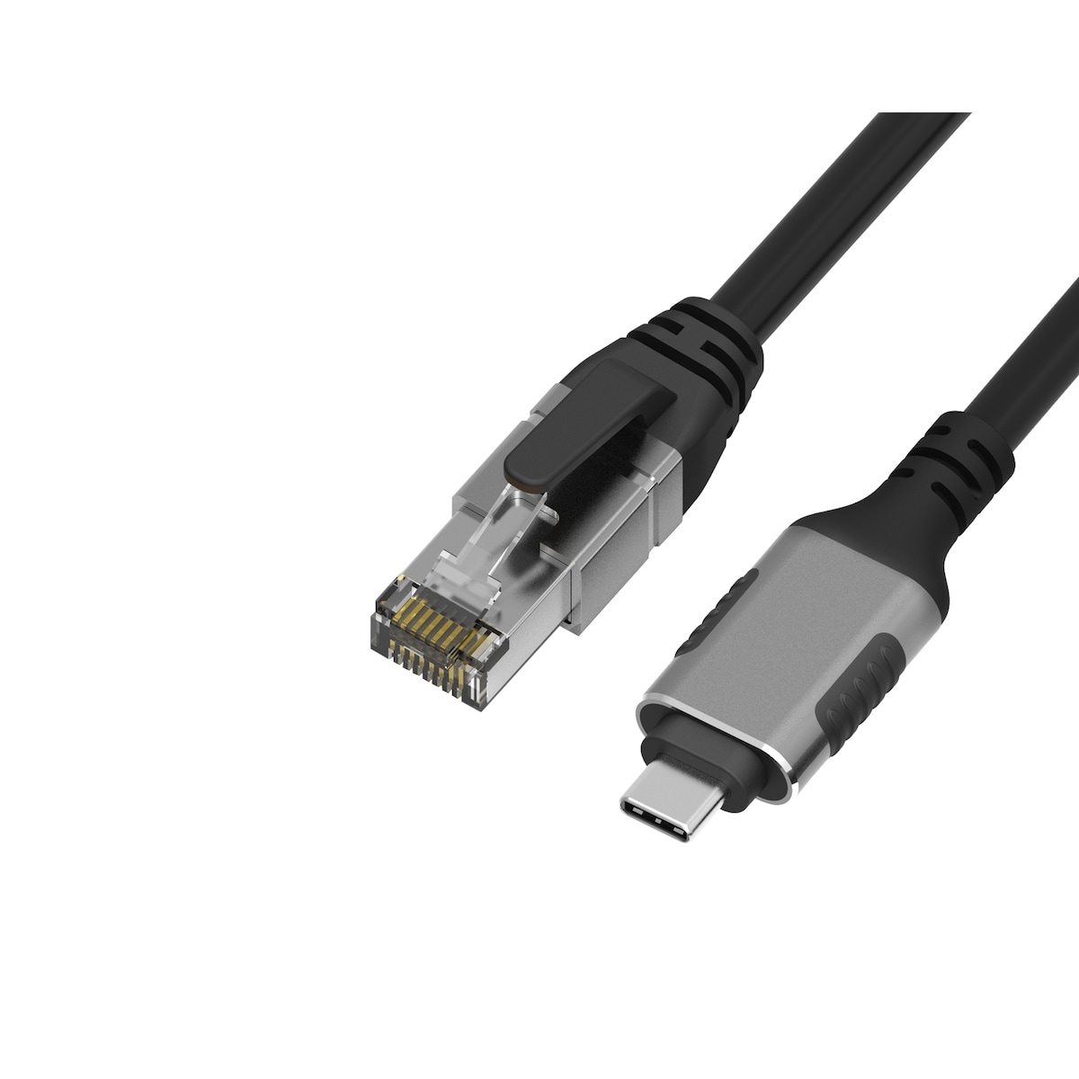 NÖRDIC 5m USB-C 3.1 til RJ45 1Gbps LAN Windows, MacOS, Linux, ChromeOS