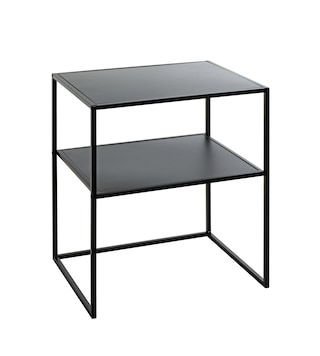 Beistelltisch 50 x 40 cm schwarz