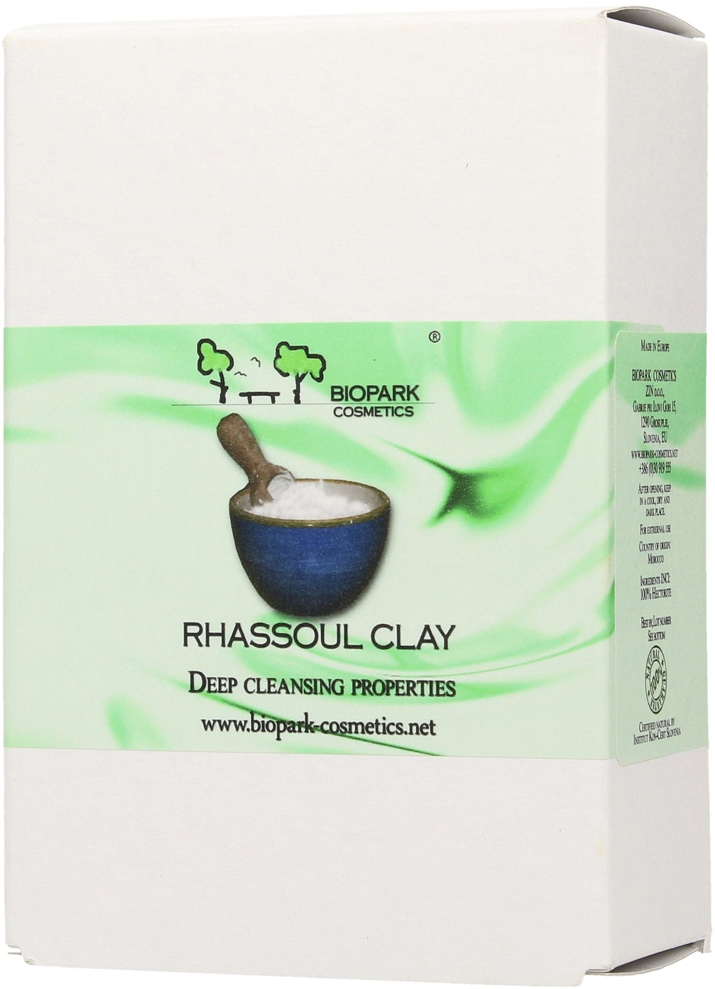 Biopark Cosmetics  Rhassoul Clay, 100 g