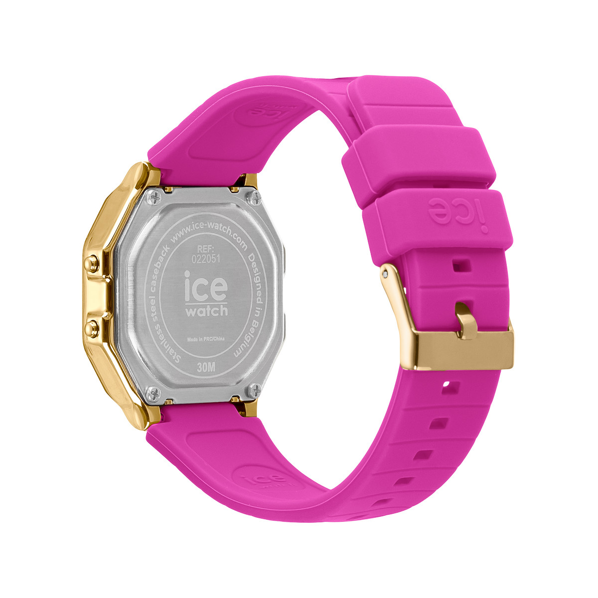 Montre ICE WATCH Ice digit retro femme bracelet silicone rose