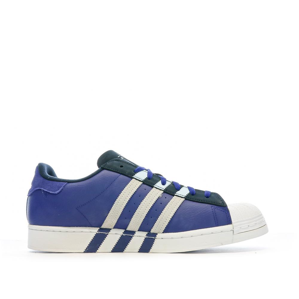 Adidas Baskets Bleu/Blanc Homme Adidas Superstar
