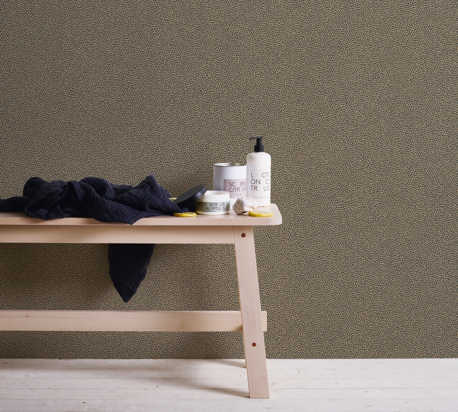 Vliestapete TRENDWALL - schwarz-gold - 10 Meter