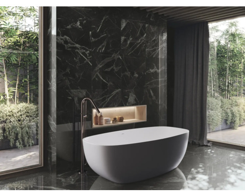 MIRAVA wandtegel LUCCA Nero pol. 30 x 60 x 0,9 cm gerectificeerd