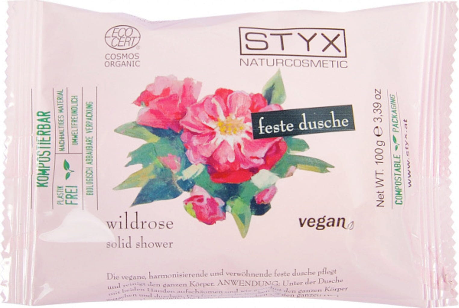 STYX  Wildrose Feste Dusche, 100 g