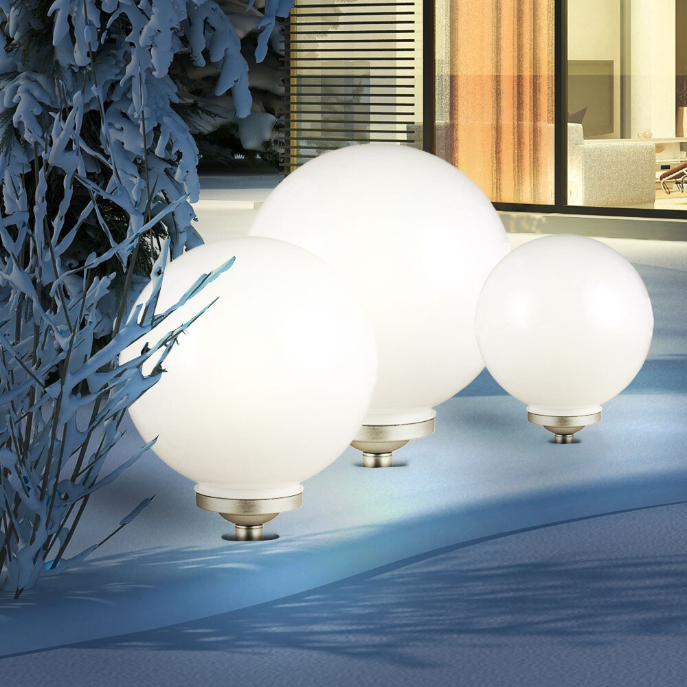 3er Set LED Solarleuchten für den Außenbereich