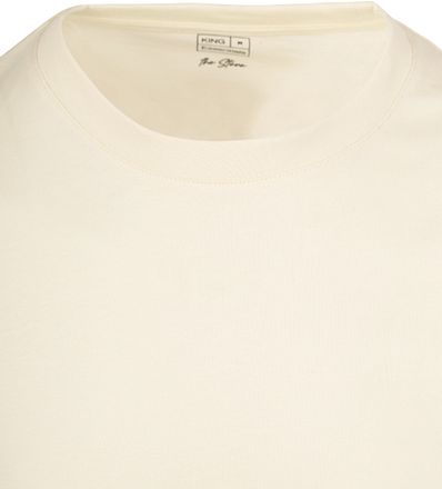 King Essentials The Steve T-Shirt Ecru KM111010001-N000T kopen