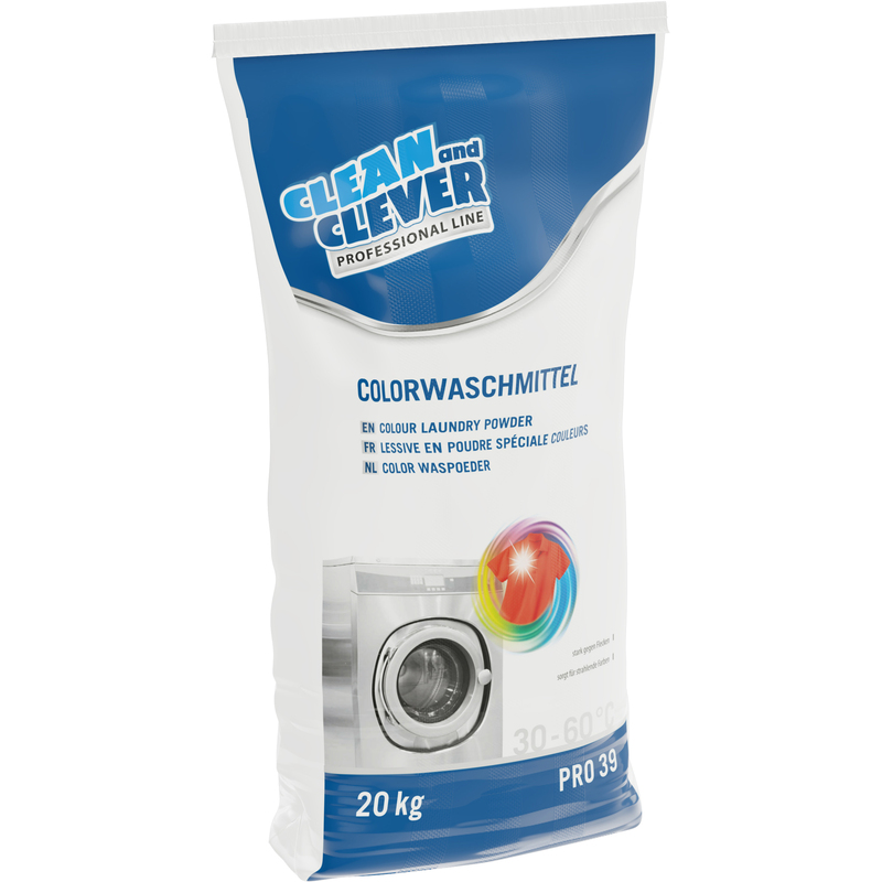 Clean and Clever Waschmittel Pulver PRO 39, 20 kg