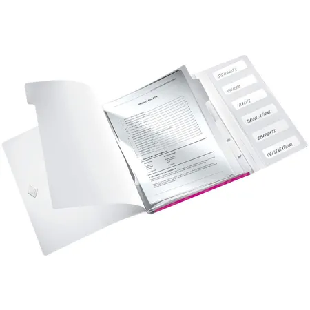 Leitz Ordnungsmappe WOW pink
