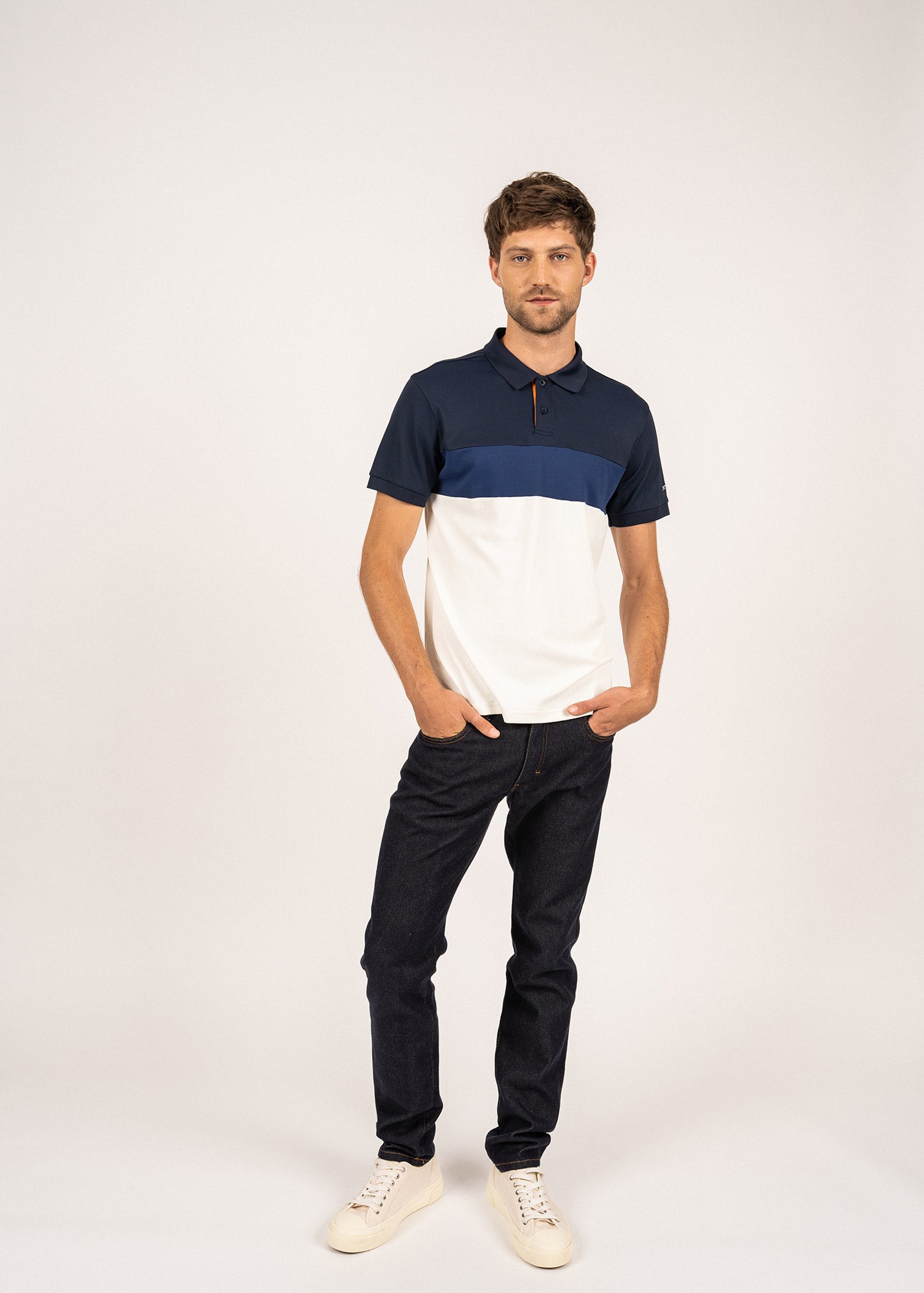 Polo tricolore Seth