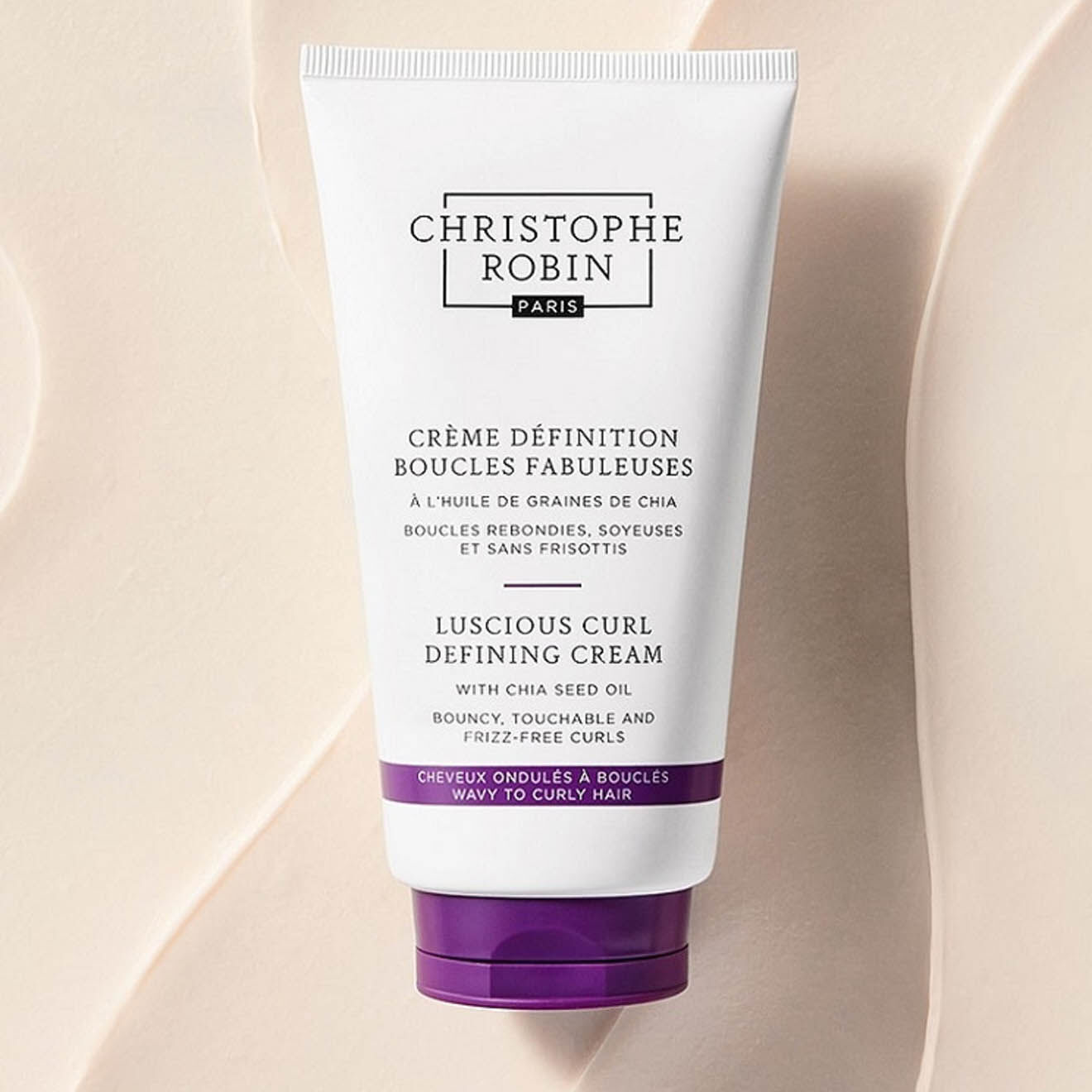 Christophe robin Crème définition boucles fabuleuses à l'Huile de Graines de Chia - 150 ml