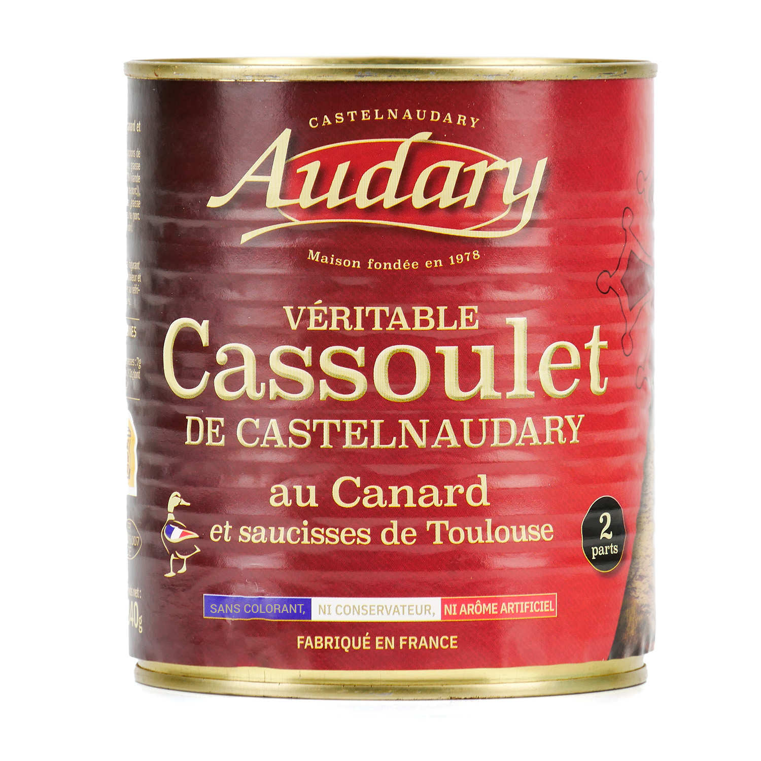Cassoulet de Castelnaudary au canard et saucisses de Toulouse - Audary