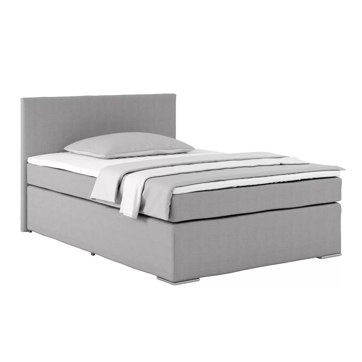 Boxspringbett Nero 140 x 200 Grau