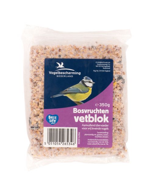 Wildbird Vbn Vetblok Met Zonnebloem 300 g - Tuinvogelvoer