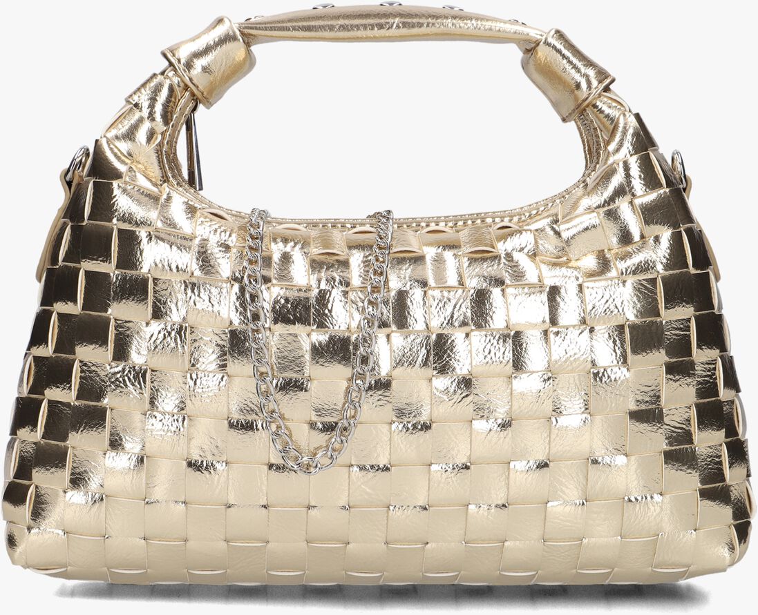 goudkleurig núnoo schoudertas dandy braided recycled cool