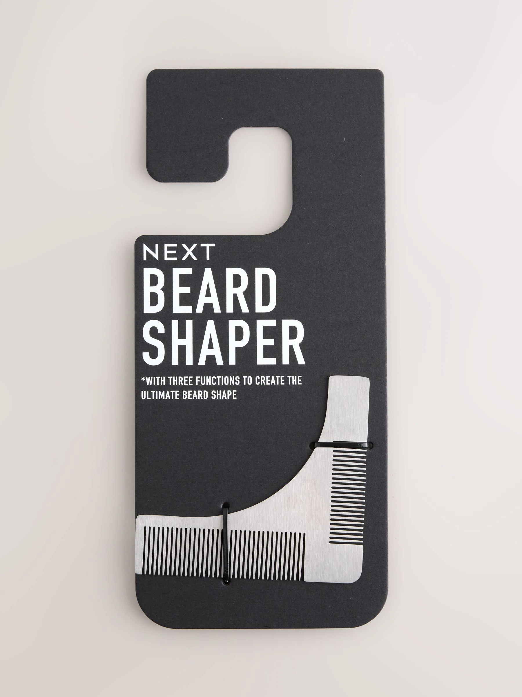 Zwart - 3-in-1 Stainless Steel Beard Shaper Tool