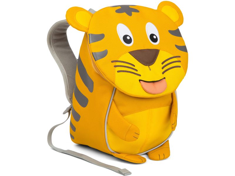 Affenzahn Rucksack Kleiner Freund Tiger 4 l Kinderrucksack mit farbigen Druckpunkten an der Brustgurtschnalle