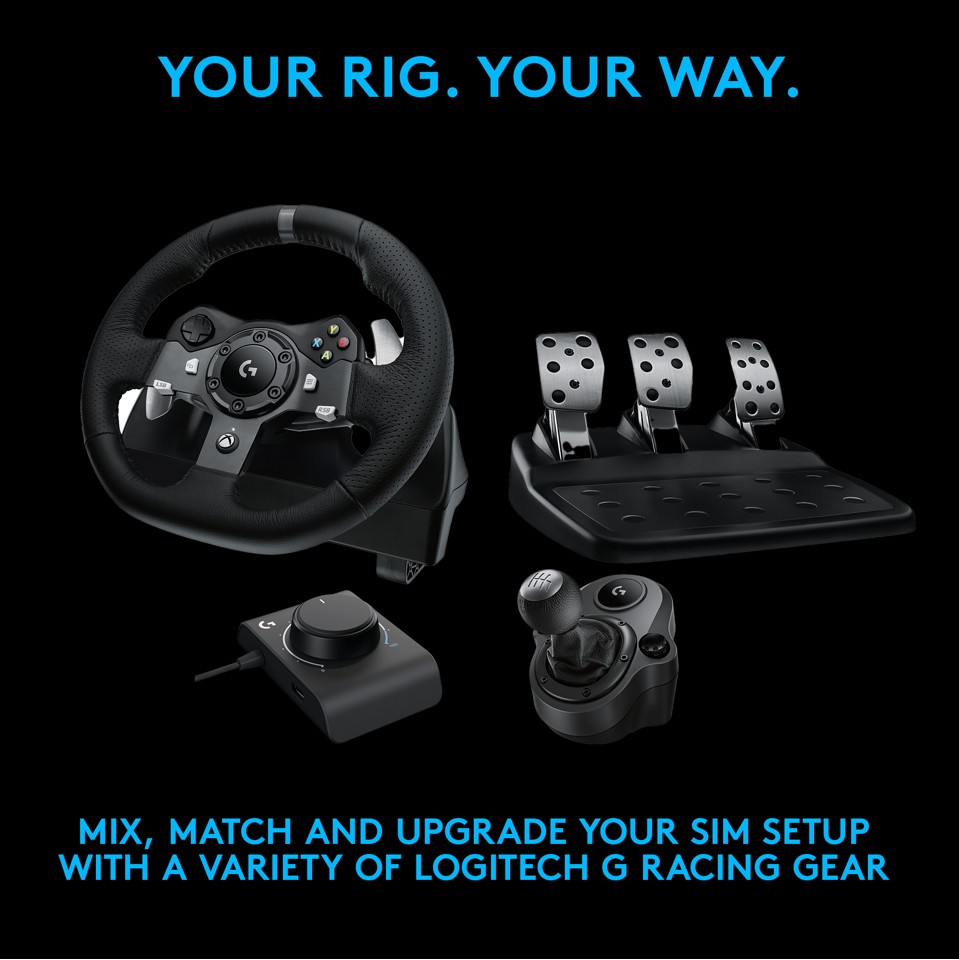 Logitech - G920 Driving Force Racing Wheel inkl Astro A10 Gaming Headset Bundle