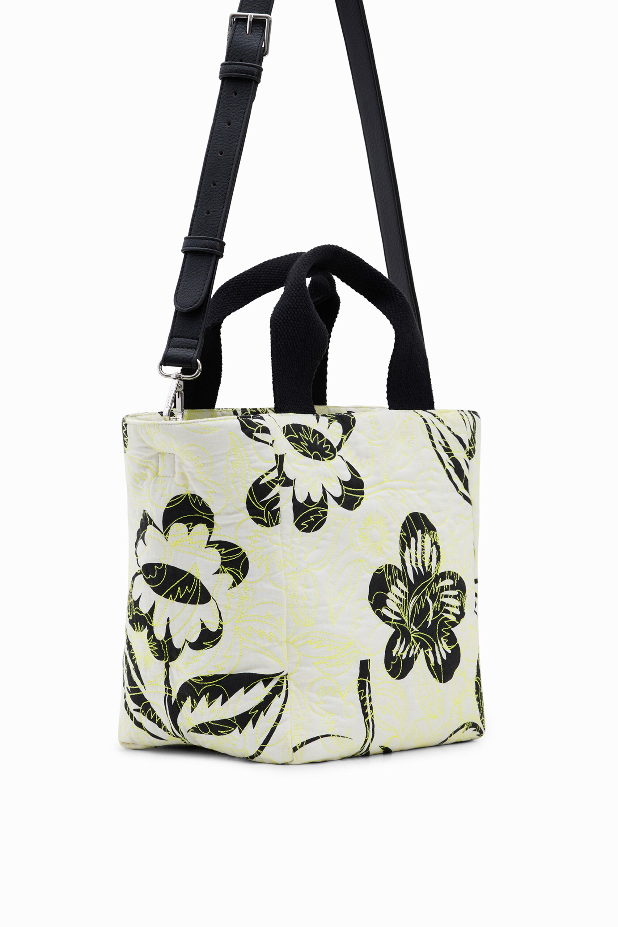 Bolsa floral bordada