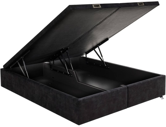 TEMPUR - Sommier 180 x 200 Premium 180x200cm velours anthracite D73