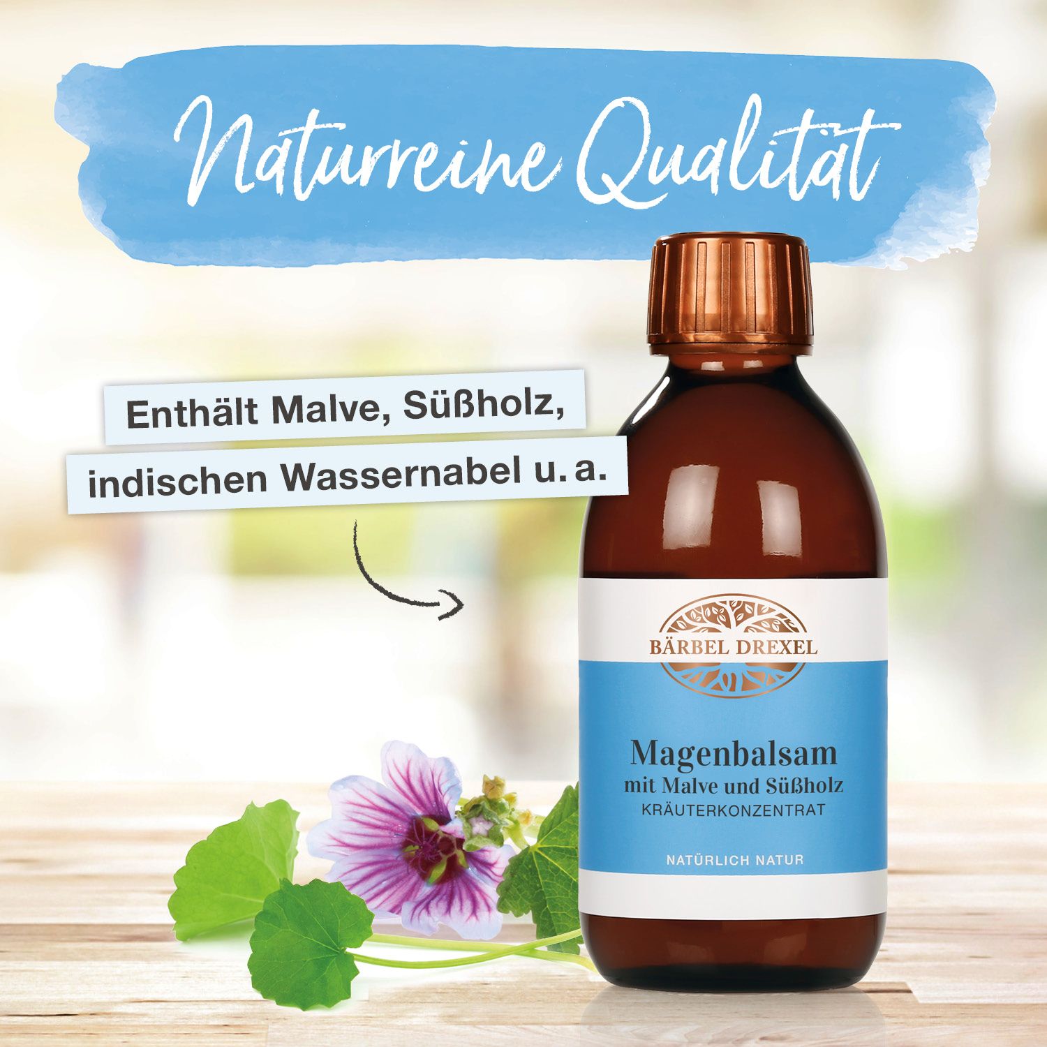 Bärbel Drexel Magenbalsam mit Malve und Süßholz Kräuterkonzentrat