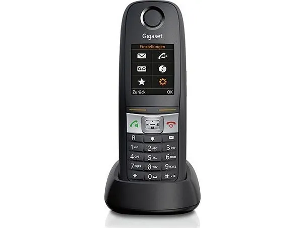 Gigaset E630HX - Ekstra trådløst håndsæt med opkalds-ID - DECT\GAP - SIP, RTP - sort