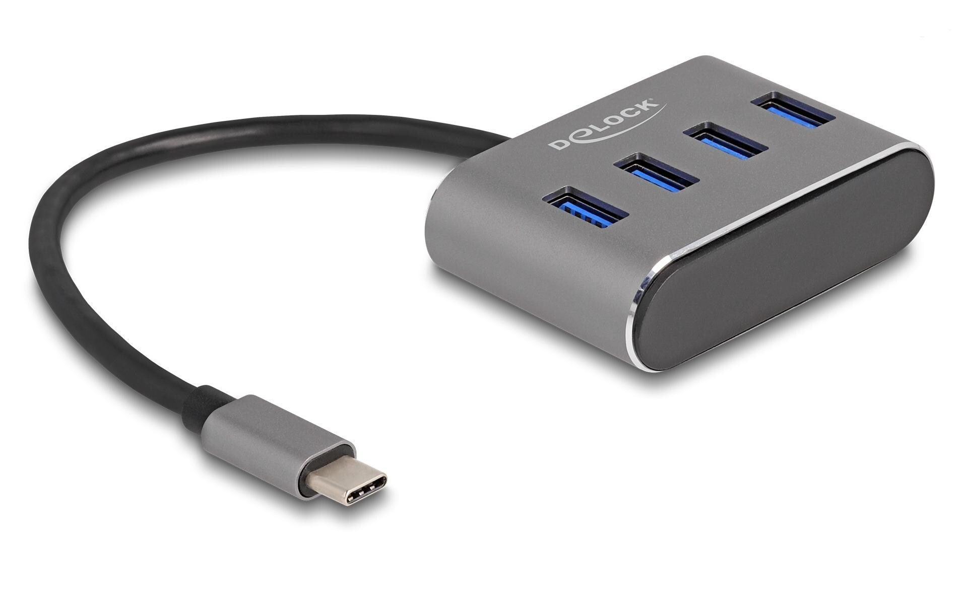 USB-Hub 4 x USB 3.0 Typ-AVier-Port-USB-A-Hub