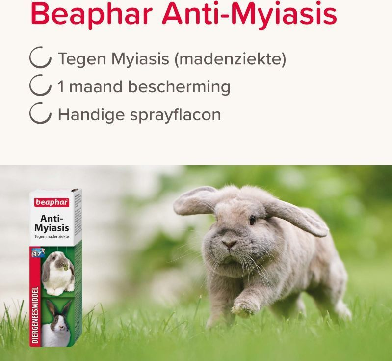 Beaphar - Anti-Myasis Madenziekte - Konijn - 75 ml