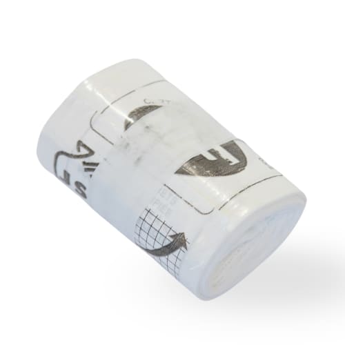 Sac plastique PE BD 50L transparent 21µm NF lien coulissant Jet'Sac