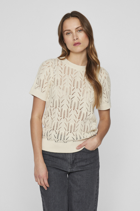 Vila beige dames t-shirt