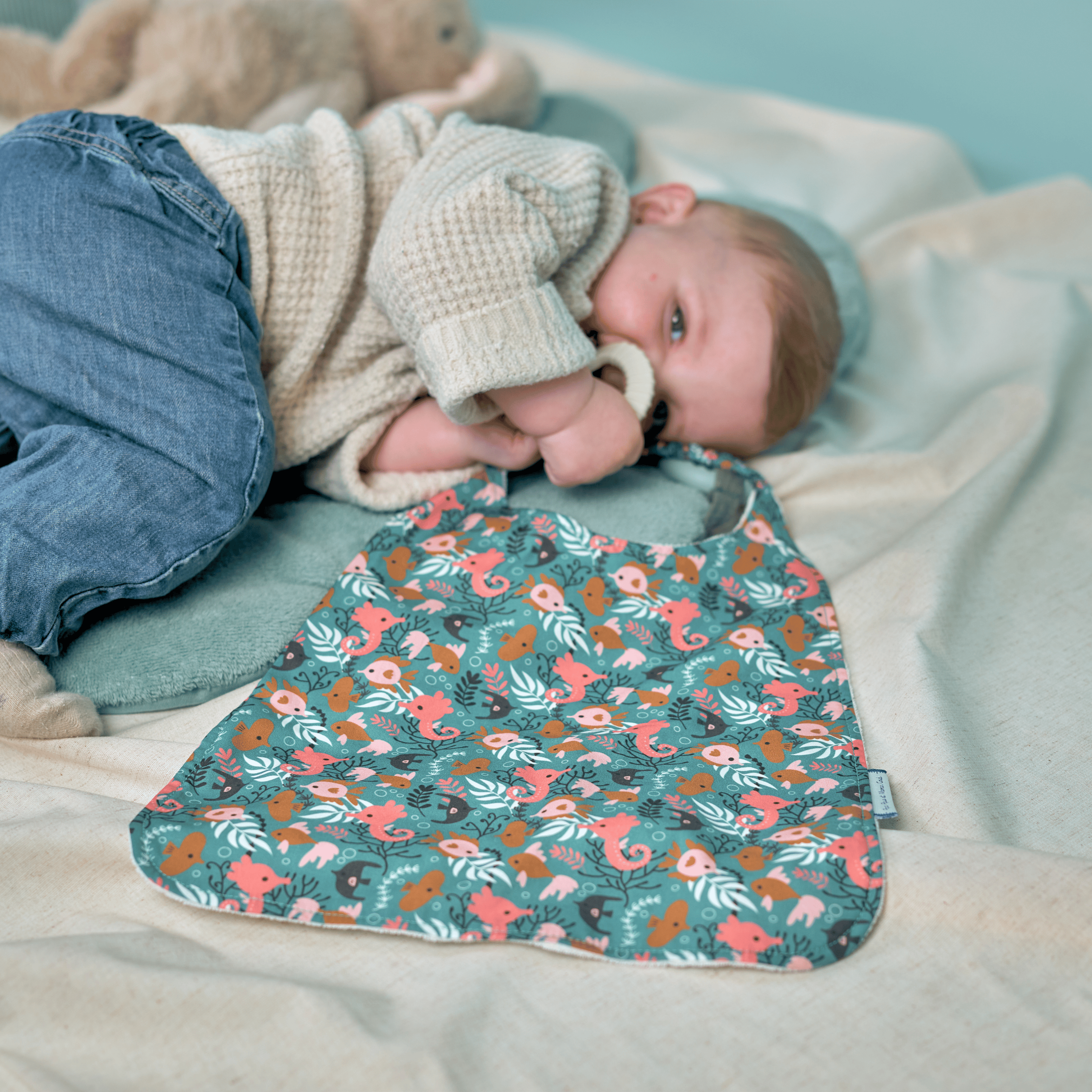 Serviette Enfant Élastique Sous L'océan