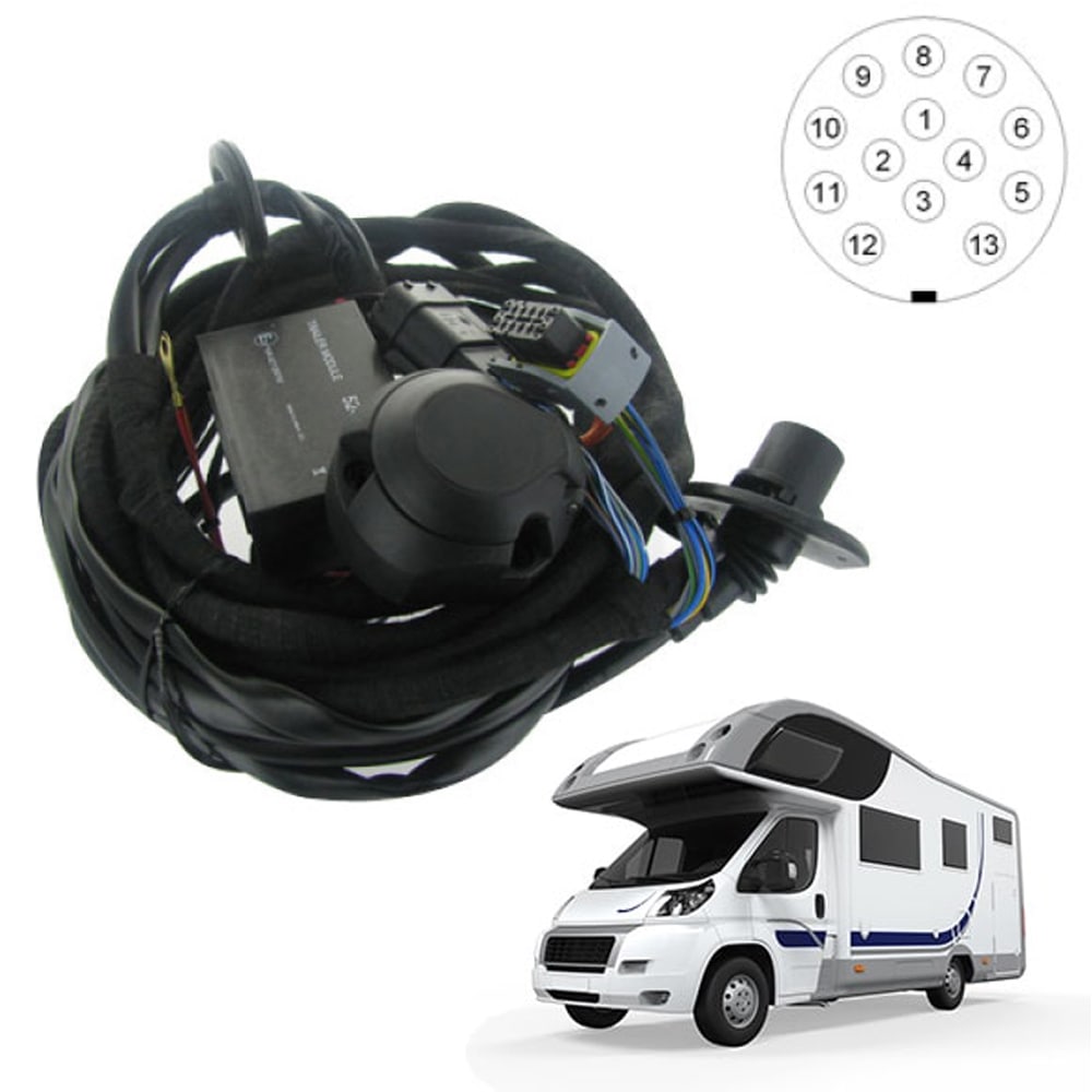 Faisceau attelage multiplexé JAEGER 13 broches DUCATO Camping-car à partir de 2007