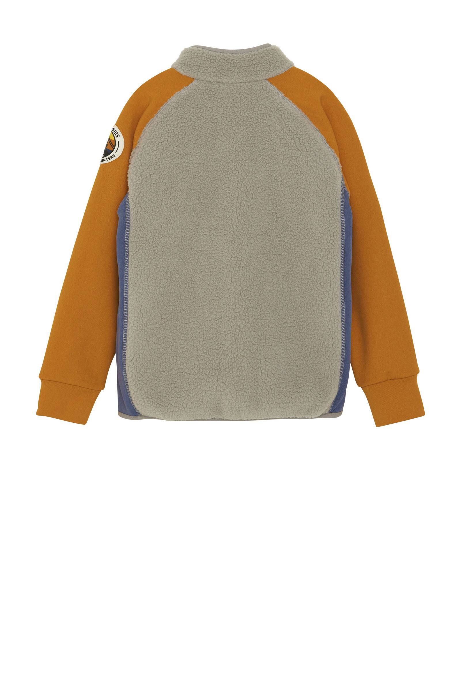 Color Kids fleece skivest grijs/geel