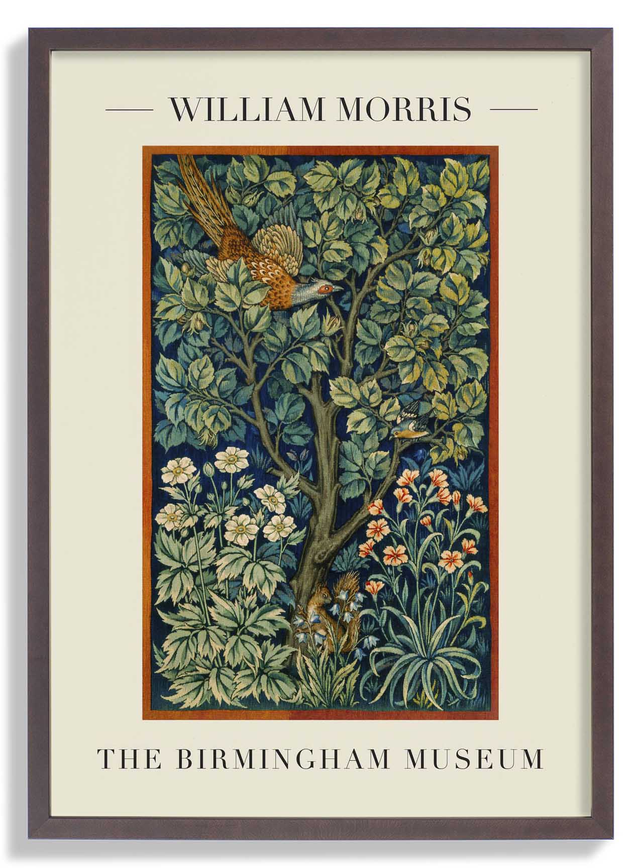 William Morris Pfau-Fasan Kunstausstellung