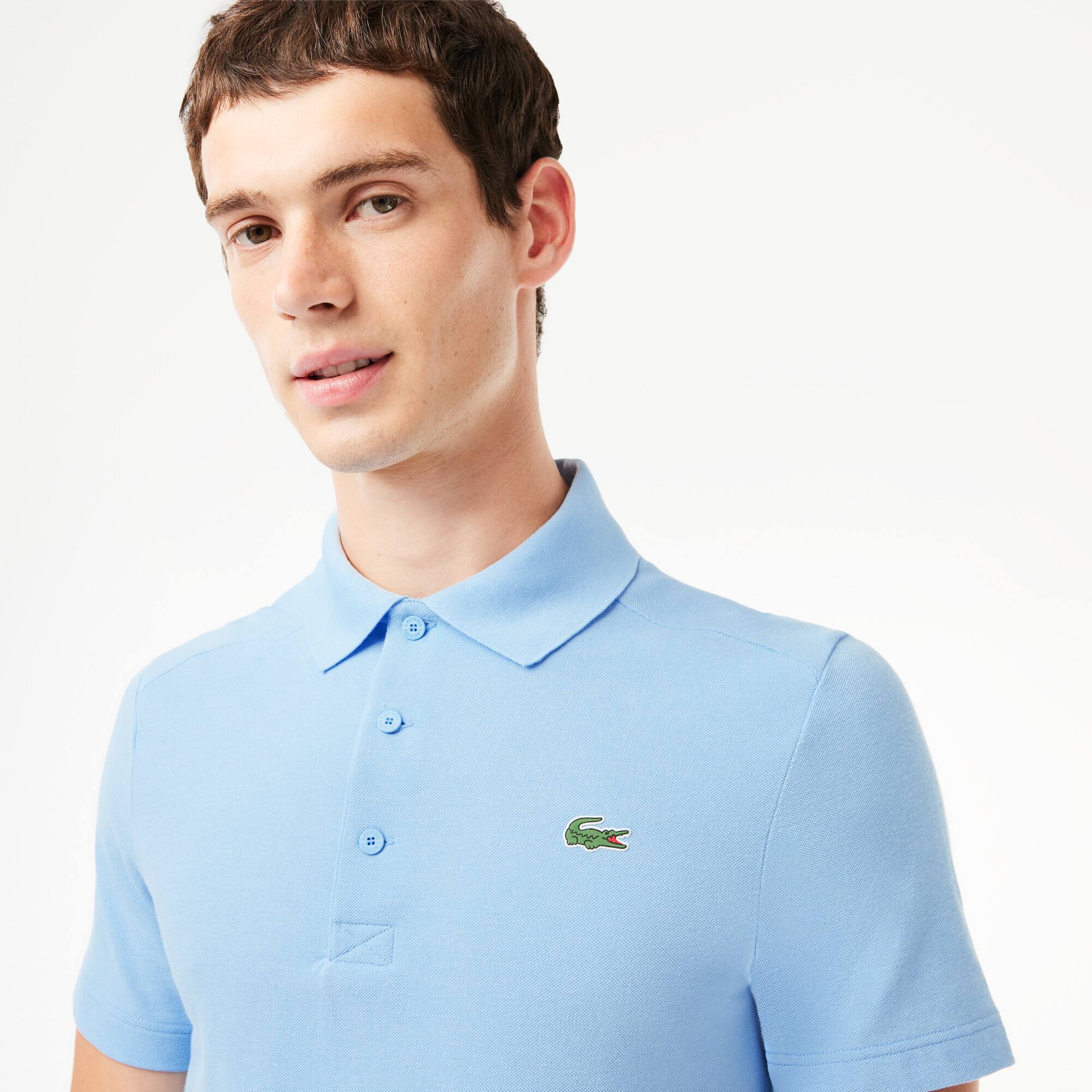 Herren LACOSTE SPORT Golf-Poloshirt aus Baumwollpiqué Kurze Ärmel - Blau - Lacoste - Herren