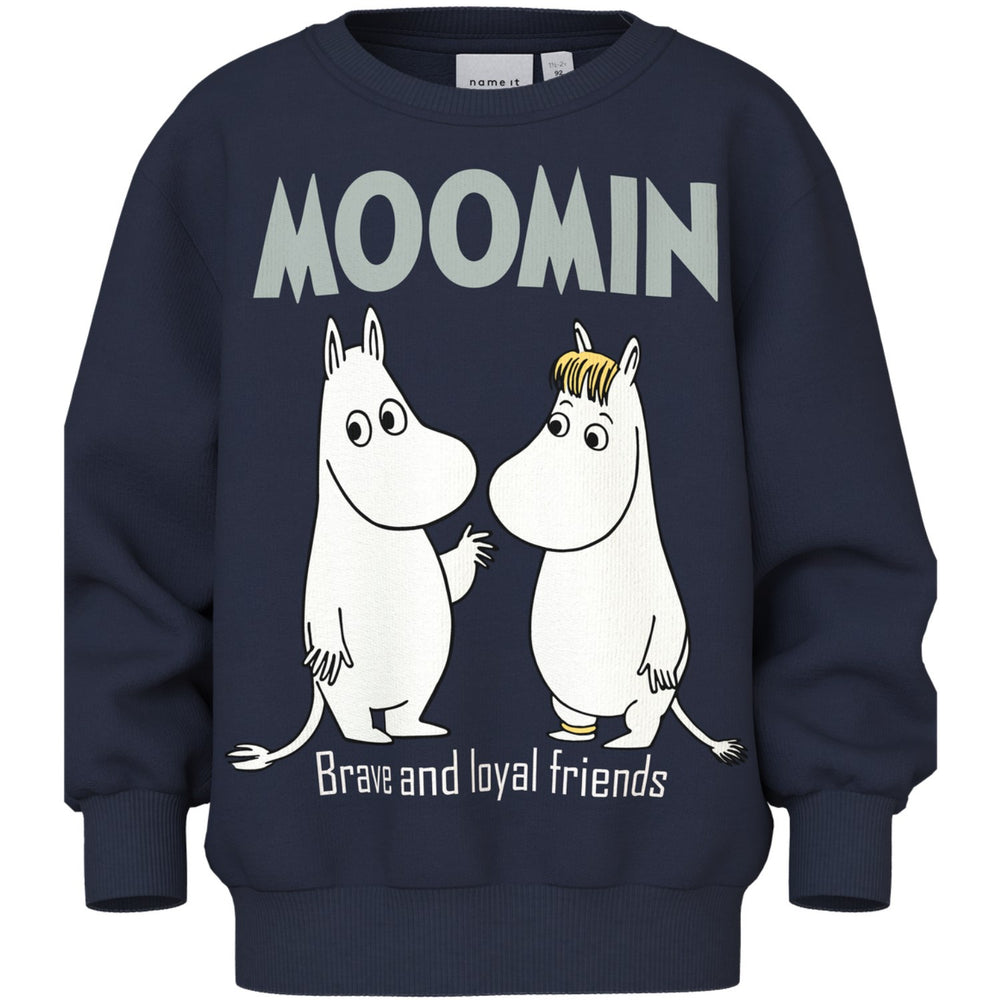 Køb Name It Navy Blazer Nmnsloli Moomin Sweat Bru Vde