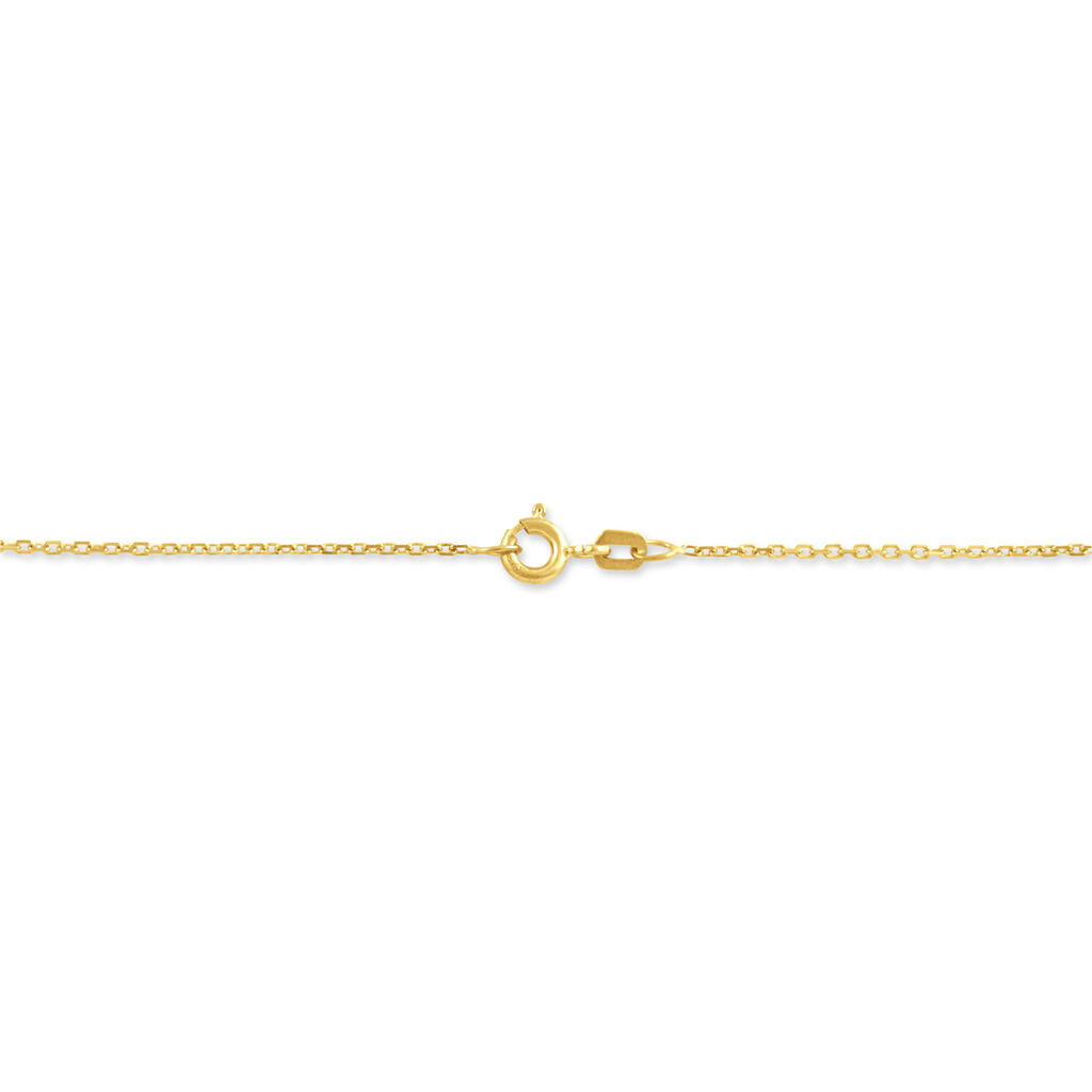 Chaîne Igoa Maille Forçat Diamantee Or Jaune