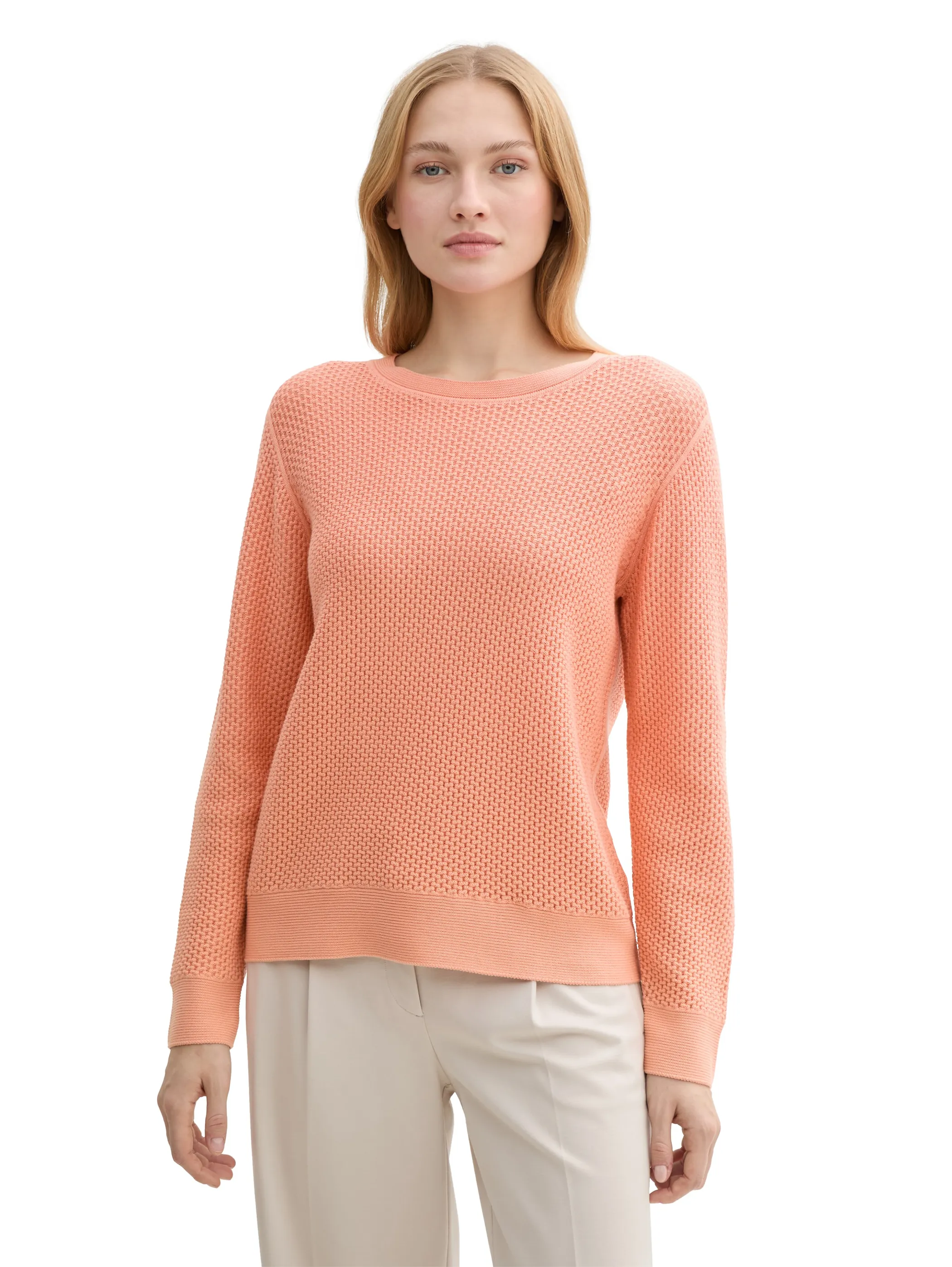 Damen Strukturpullover